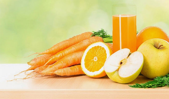 Nước uống táo, cà rốt, cam giúp tăng sức đề kháng trong mùa dịch