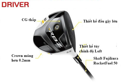 Driver TaylorMade RBZ stage 2